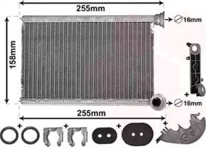 VAN WEZEL 43006551 -  Теплообменник, отопление салона